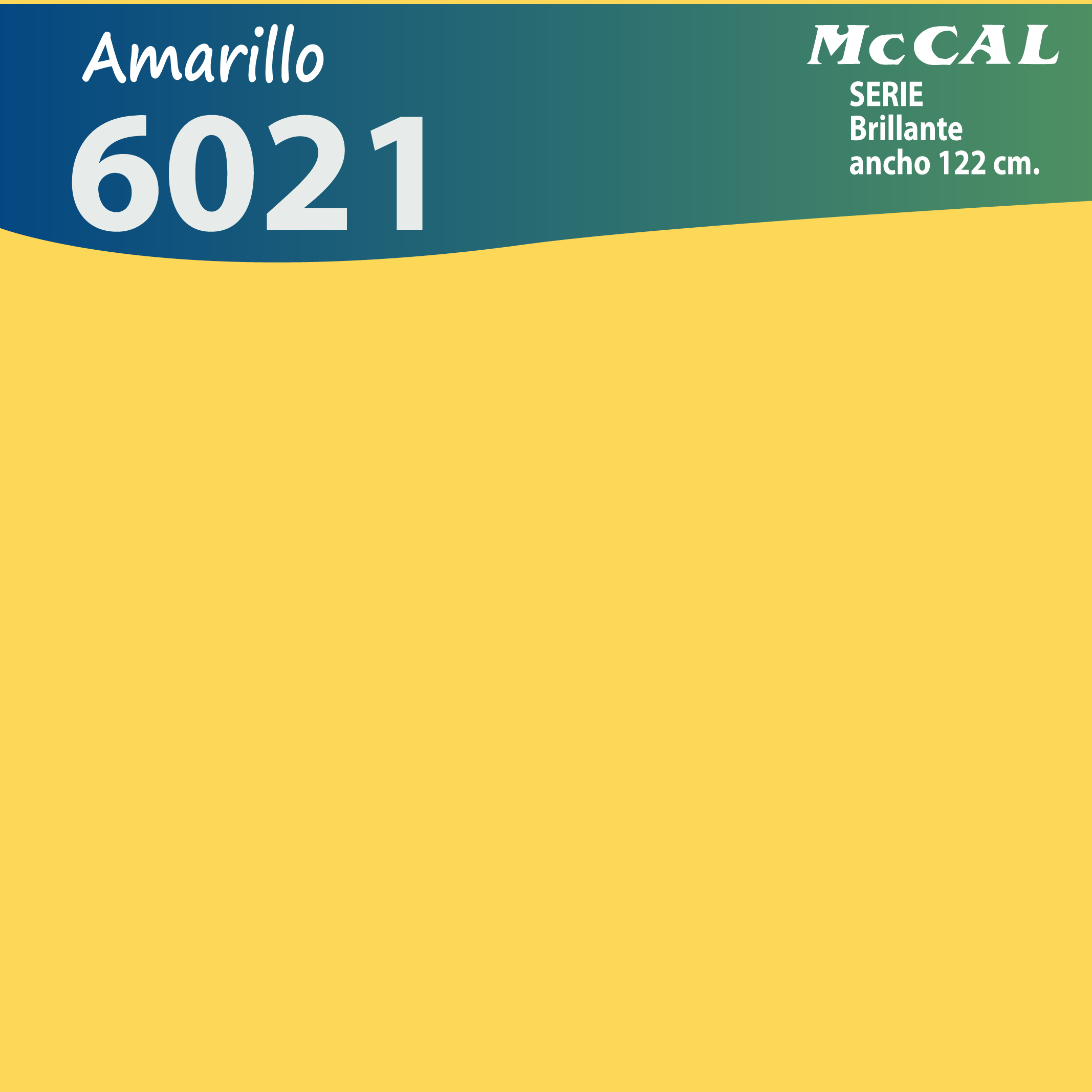 Vinilo Mccal Serie 6000 Negro Brillante 6011 Ancho 122cm