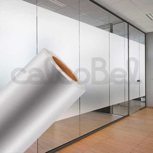 Vinilo Esmerilado BLANCO Ancho 0.63 cm. x 1m. lineal (sin brillos)