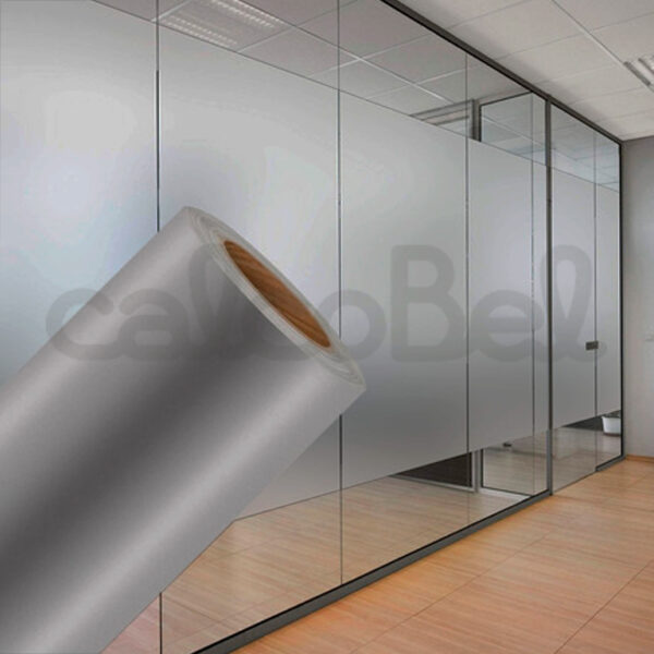 Vinilo Esmerilado GRIS / FROSTED Ancho 0.60 cm. x 1m. lineal